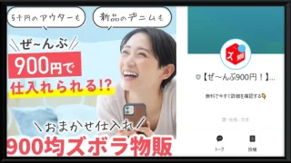 900均ズボラ物販の記事画像、サムネイル