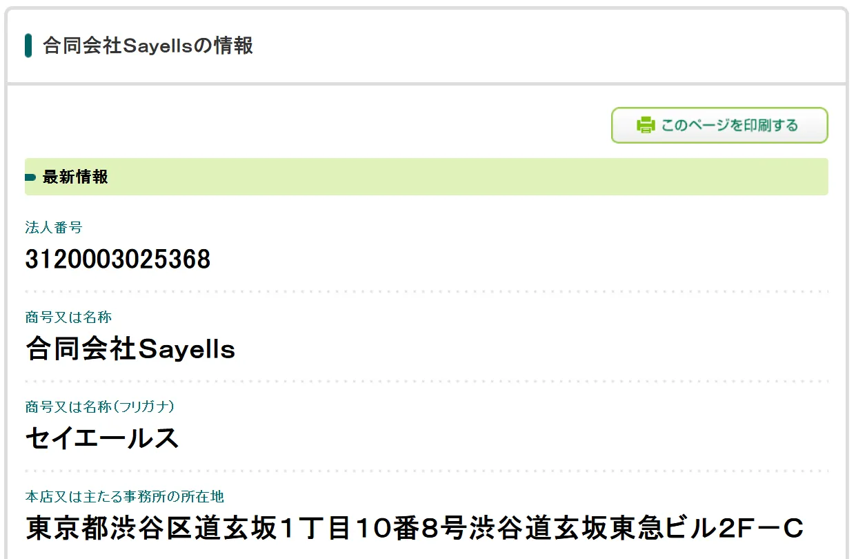 合同会社Sayells(田中勇伍)の記事画像